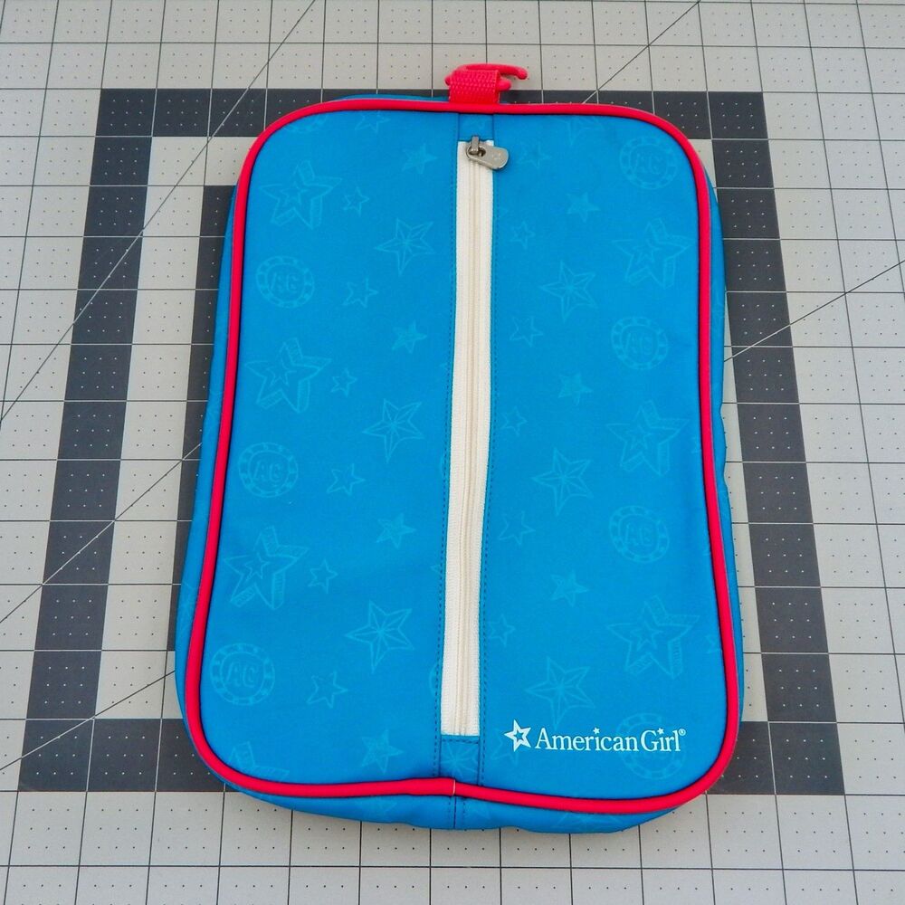 American Girl Starry Garment Bag Retired Accessory Wardrobe Blue Pink